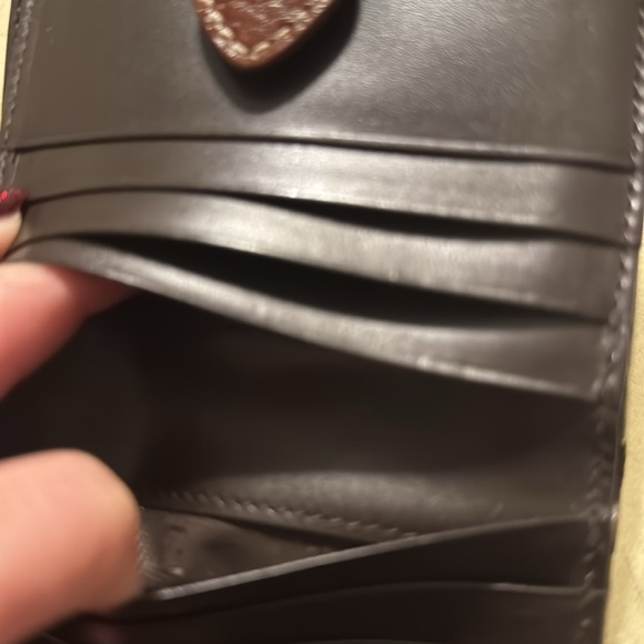 Burberry Brown Leather Buckle Flap French Wallet - Picture 13 of 15